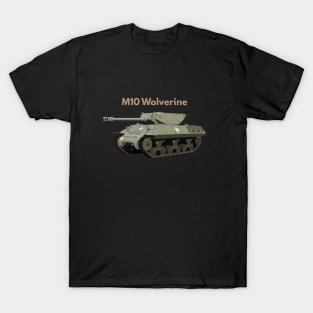 M10 Wolverine American WW2 Tank Destroyer T-Shirt